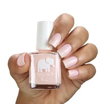 ella+mila Professional Nail Polish Set - Quick Dry Nail Polish - Long-Lasting & Chip Resistant Nail Polish Kit (Love Collection - French Manicure 2 Pack - 0.45 fl oz each)