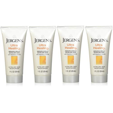 Jergens Ultra Healing Extra Dry Skin Moisturizer 1 oz Pack of 4