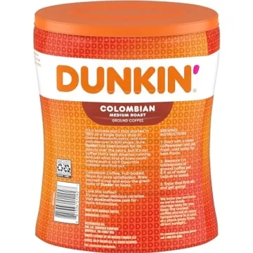 Dunkin' Colombian Coffee 27.5 Oz Pack of 4