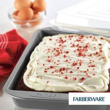 Farberware Nonstick Baking Pan with Lid 9x13 Inch Nonstick