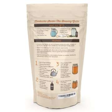 Kombucha Starter Tea - 16 oz for Home Brewing and Growing SCOBY
