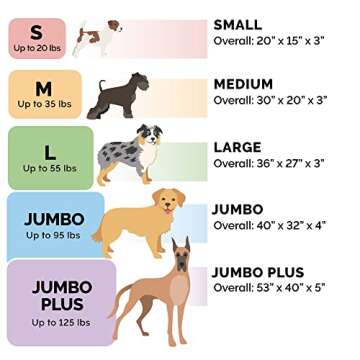 Furhaven Orthopedic Dog Bed for Large Dogs w/ Removable Washable Cover, For Dogs Up to 95 lbs - Ultra Plush Faux Fur & Suede Mattress - Gray, Jumbo/XL