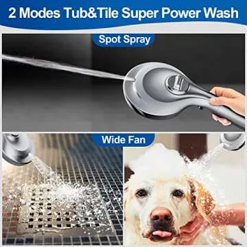 High Pressure 10-mode Handheld Shower Head with Filter