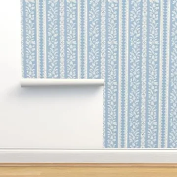 Cottagecore Cornflower Blue Removable Wallpaper for All