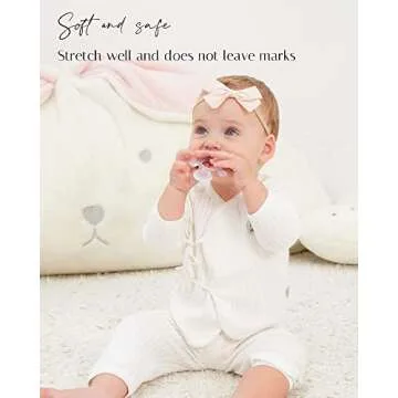 Jollybows 40pcs Baby Girls Hair Bows - Soft & Stylish