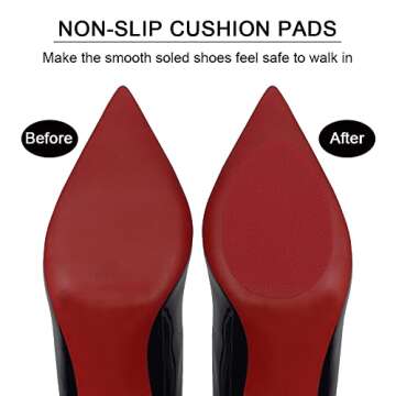Dr. Shoesert Non-Slip Shoe Pads for Secure Footwear