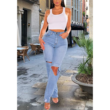 Stylish FairBeauty Women's Skinny Stretch Jeans for All Sizes