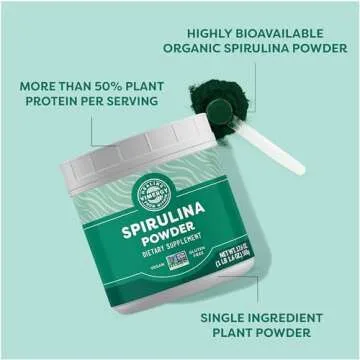 Vimergy Spirulina Powder - Nutrient Dense Green Superfood