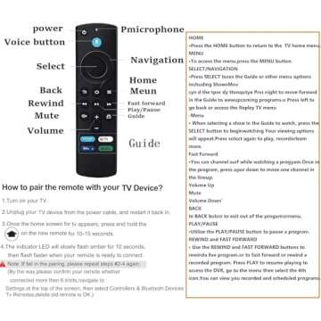 Fire Stick Remote Replacement Control for All Models