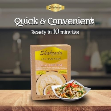 Shahzada Thai Curry Rice Meal Kit - Gluten-Free & Quick