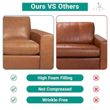 Freya Genuine Leather Sofa - Luxurious Comfort & Elegant Design