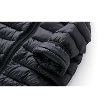 CECORC Winter Coats for Kids with Hoods Light Puffer Jacket for Girls, Boys | Baby, Infants, Toddlers, 6-12 Months,Black
