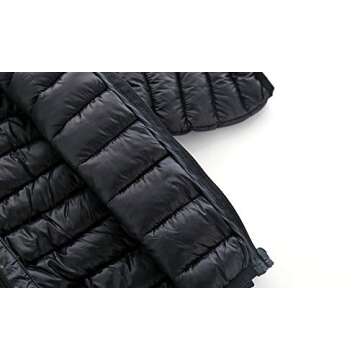 CECORC Winter Coats for Kids with Hoods Light Puffer Jacket for Girls, Boys | Baby, Infants, Toddlers, 6-12 Months,Black