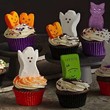 Halloween Spooky Cats Marshmallow Peeps - 8 Delightful Treats