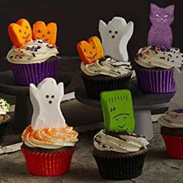 Halloween Spooky Cats Marshmallow Peeps - 8 Delightful Treats