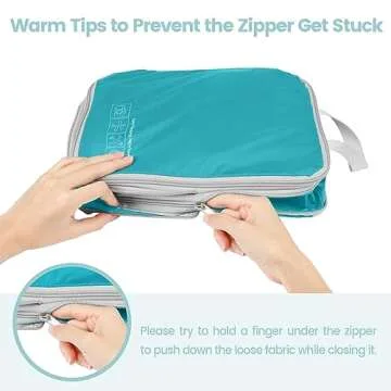 Cambond Compression Packing Cubes for Travel Women - 4 Pack Travel Bags Luggage Packing Organizers Travel Essentials Compression Cubes for Travel Carry on Suitcases, Multi-color