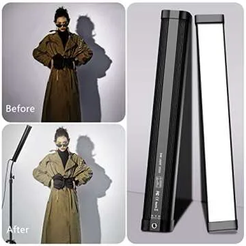 LED Video Lighting Kit with Wand Stick for Photography Studio