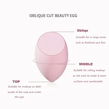 4 Pcs Makeup Sponges Blender Set for Flawless Makeup