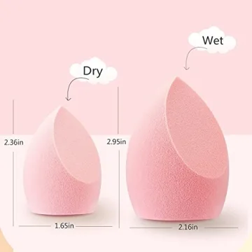 4 Pcs Makeup Sponges Blender Set for Flawless Makeup