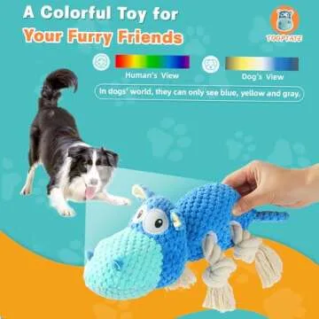 Durable TOOPTATE Dog Toys for Aggressive Chewers
