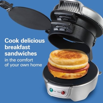Hamilton Beach Breakfast Sandwich Maker for Quick Meals