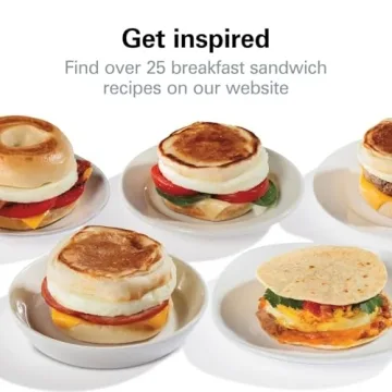 Hamilton Beach Breakfast Sandwich Maker for Quick Meals