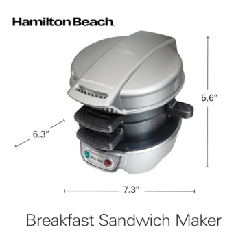 Hamilton Beach Breakfast Sandwich Maker for Quick Meals