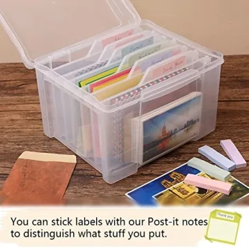 KILONEFE Greeting Card Storage & Organizer Box