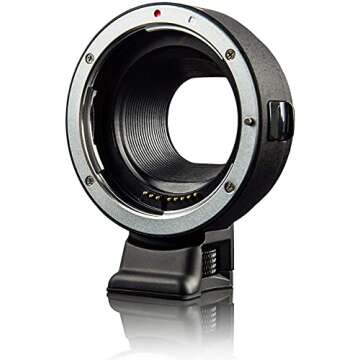 EF-EOS M Lens Adapter Auto-Focus Lens Converter Ring Compatible for Canon EF/EF-S Lens and Canon EOS...