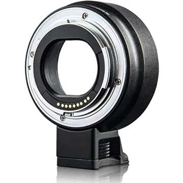 EF-EOS M Lens Adapter Auto-Focus Lens Converter Ring Compatible for Canon EF/EF-S Lens and Canon EOS-M (EF-M Mount) Camera EOS M M2 M3 M5 M6 M10 M50 M100
