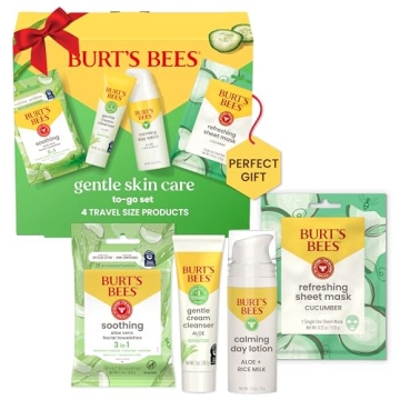 Burt's Bees Christmas Gift Set - Perfect Travel Size Skin Care Essentials