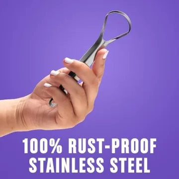 BASIC CONCEPTS Tongue Scraper for Fresh Breath and Hygiene