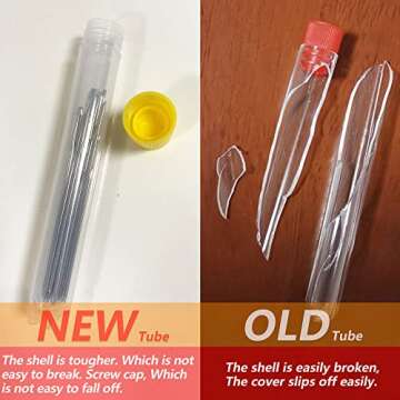 25/50 PCS Premium Large Eye Large gage Needles for Hand Sewing with 2 Needle Threaders, Assorted Sizes, Embroidery Needles for Hand Sewing, Big Eye Needle