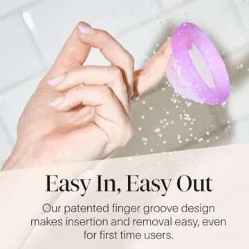 Cora Menstrual Disc | Reusable Period Disc | Wear Up to 12-Hours | Sustainable Alternative to Tampons/Pads | for Light/Heavy Flows | Leak Proof | Medical Grade Silicone | Eco-Friendly Feminine Hygiene