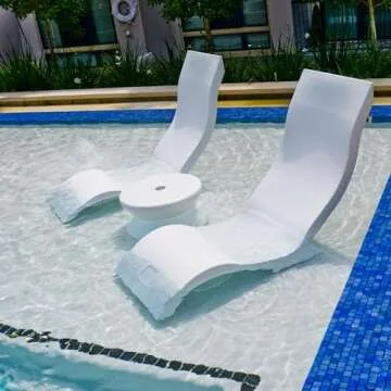 Ledge Lounger Signature Chair Set of 2 - Poolside Comfort