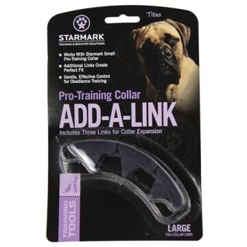 Starmark Pro-Training Dog Collar Add-A-Link Large
