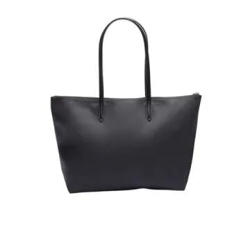 Lacoste Women's L.12.12 Concept Vertical Shopping Tote Bag, Black, One Size