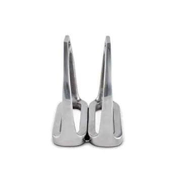 Arthur Court Horse Stirrup Equestrian Paper Napkin Holder for Kitchen Countertops, Dinner Tables, Picnic Tables - Outdoor Use, Organization for Multiple Sizes - Durable Metal 5 inch Tall