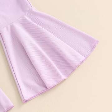 Toddler Girls Back to School ABC Outfit - Stylish Set