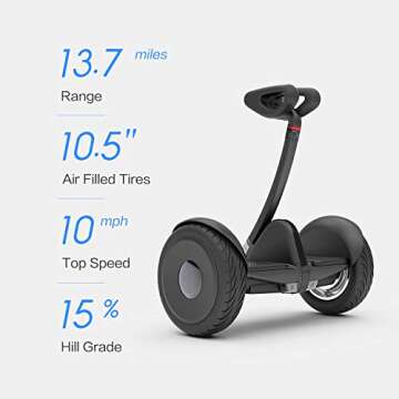 Segway Ninebot S Electric Scooter with Dual 400W Motors