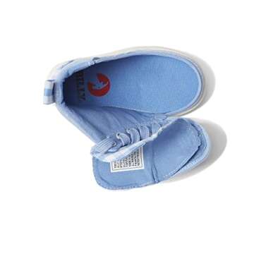 BILLY Footwear Classic Lace High Kids Shoes – Jersey Upper – Removable Insole – Elasticated Si...