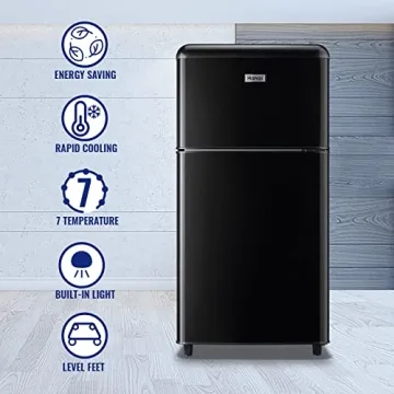 WANAI Mini Fridge with Freezer - Compact & Energy Saving