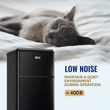 WANAI Mini Fridge with Freezer - Compact & Energy Saving