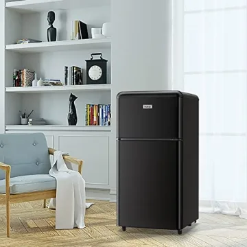 WANAI Mini Fridge with Freezer - Compact & Energy Saving