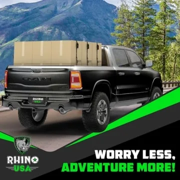 Rhino USA Ratchet Tie Down Straps 4PK - 1,823lb Max