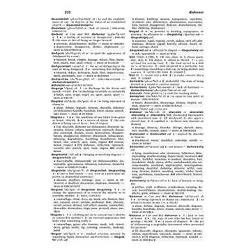 Merriam-Webster's Dictionary and Thesaurus Hardcover