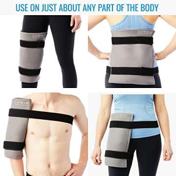 Large Hot and Cold Therapy Gel Ice Pack for Injuries