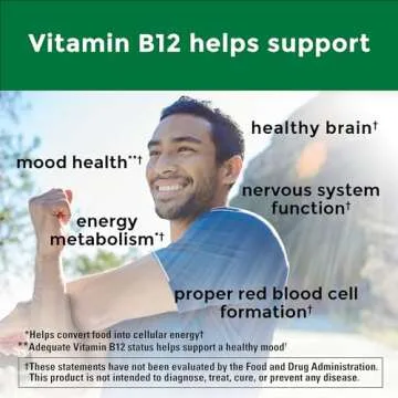 Nature Made Vitamin B12 500 mcg Supplement for Energy
