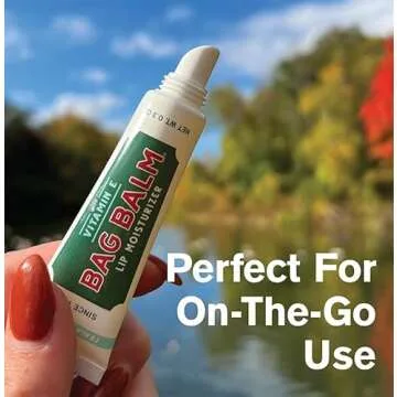 Vermont's Original Bag Balm Fragrance Free Lip Balm with Vitamin E | Pack of 4 0.3oz Tubes
