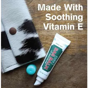 Vermont's Original Bag Balm Fragrance Free Lip Balm with Vitamin E | Pack of 4 0.3oz Tubes